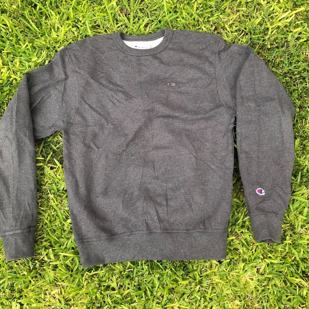 Champion authentic men sweatshirt color grey